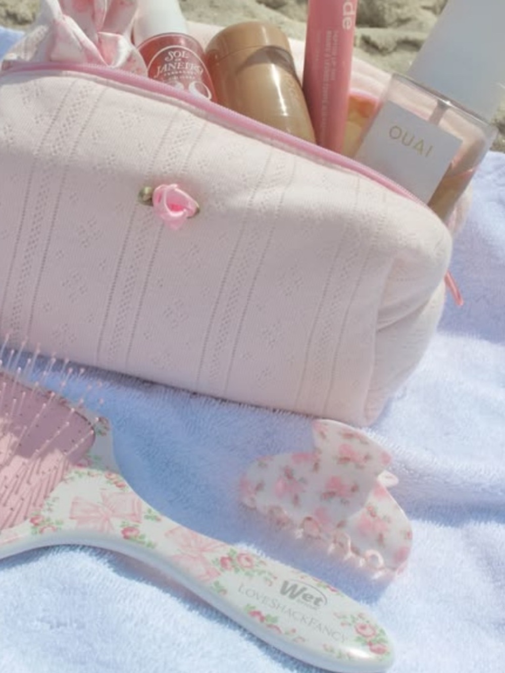 LoveShackFancy X Goody Pink Small bow Claw hair Clip - Picture 16 of 16